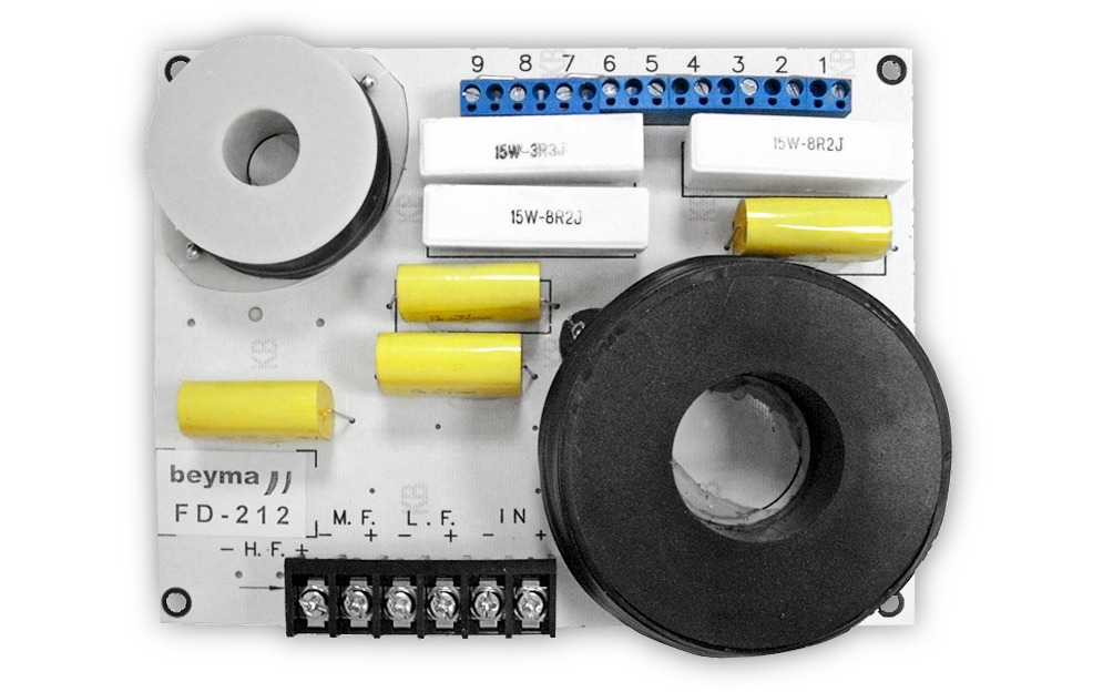 FD212, passive 2-Wege-Frequenzweiche